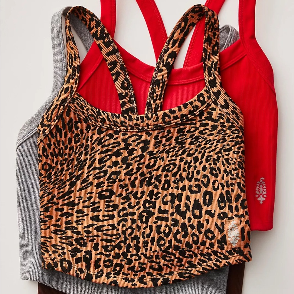 FREE PEOPLE | FP Movement All Clear Leopard Cami